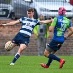 Image taken during the FOSROC Super6 rugby match between Heriot’s Rugby and Boroughmuir Bears at Goldenacre, Edinburgh, Scotland on 16 October 2021.