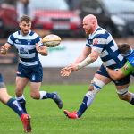 Image taken during the FOSROC Super6 rugby match between Heriot’s Rugby and Boroughmuir Bears at Goldenacre, Edinburgh, Scotland on 16 October 2021.