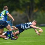 Image taken during the FOSROC Super6 rugby match between Heriot’s Rugby and Boroughmuir Bears at Goldenacre, Edinburgh, Scotland on 16 October 2021.