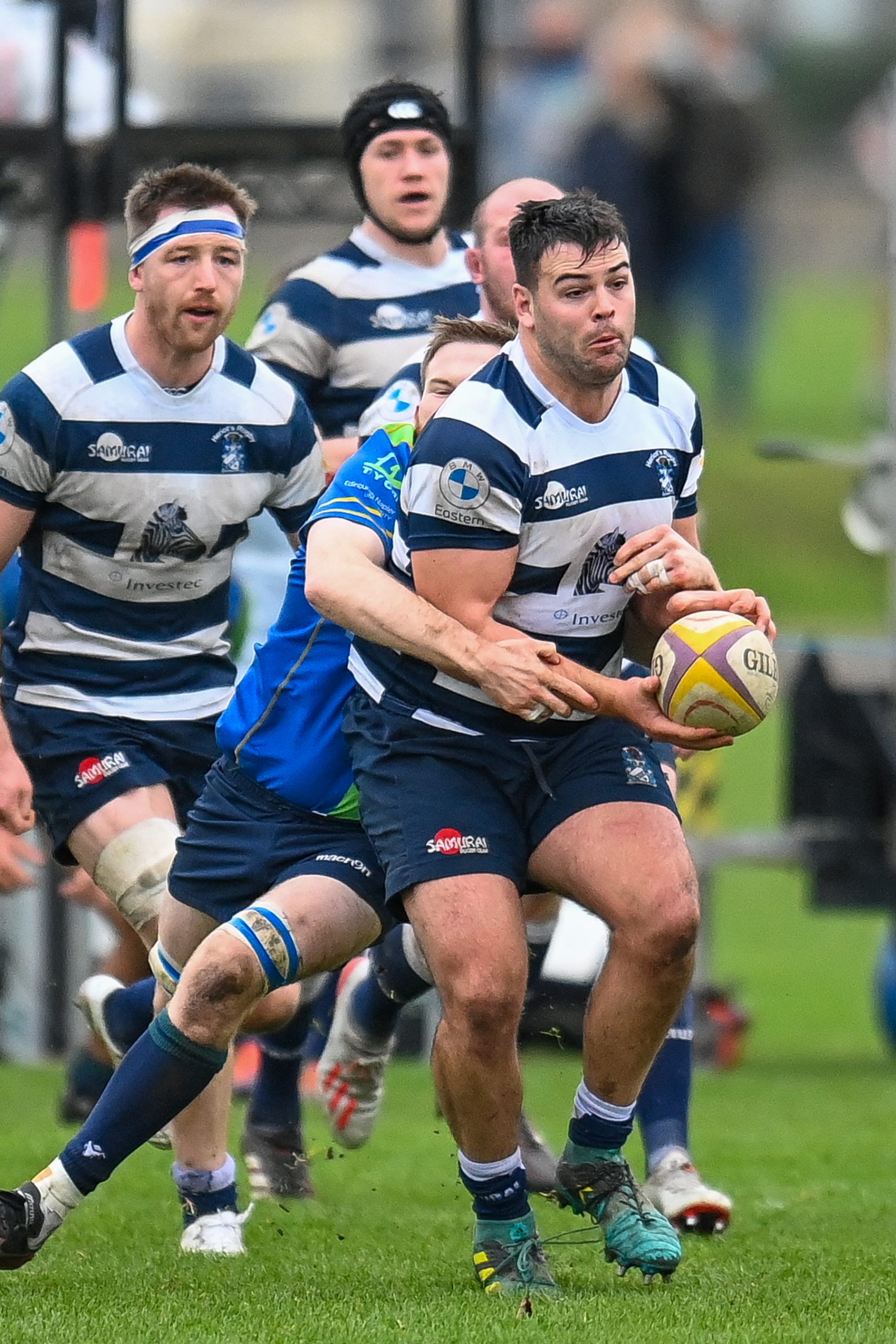 Image taken during the FOSROC Super6 rugby match between Heriot’s Rugby and Boroughmuir Bears at Goldenacre, Edinburgh, Scotland on 16 October 2021.