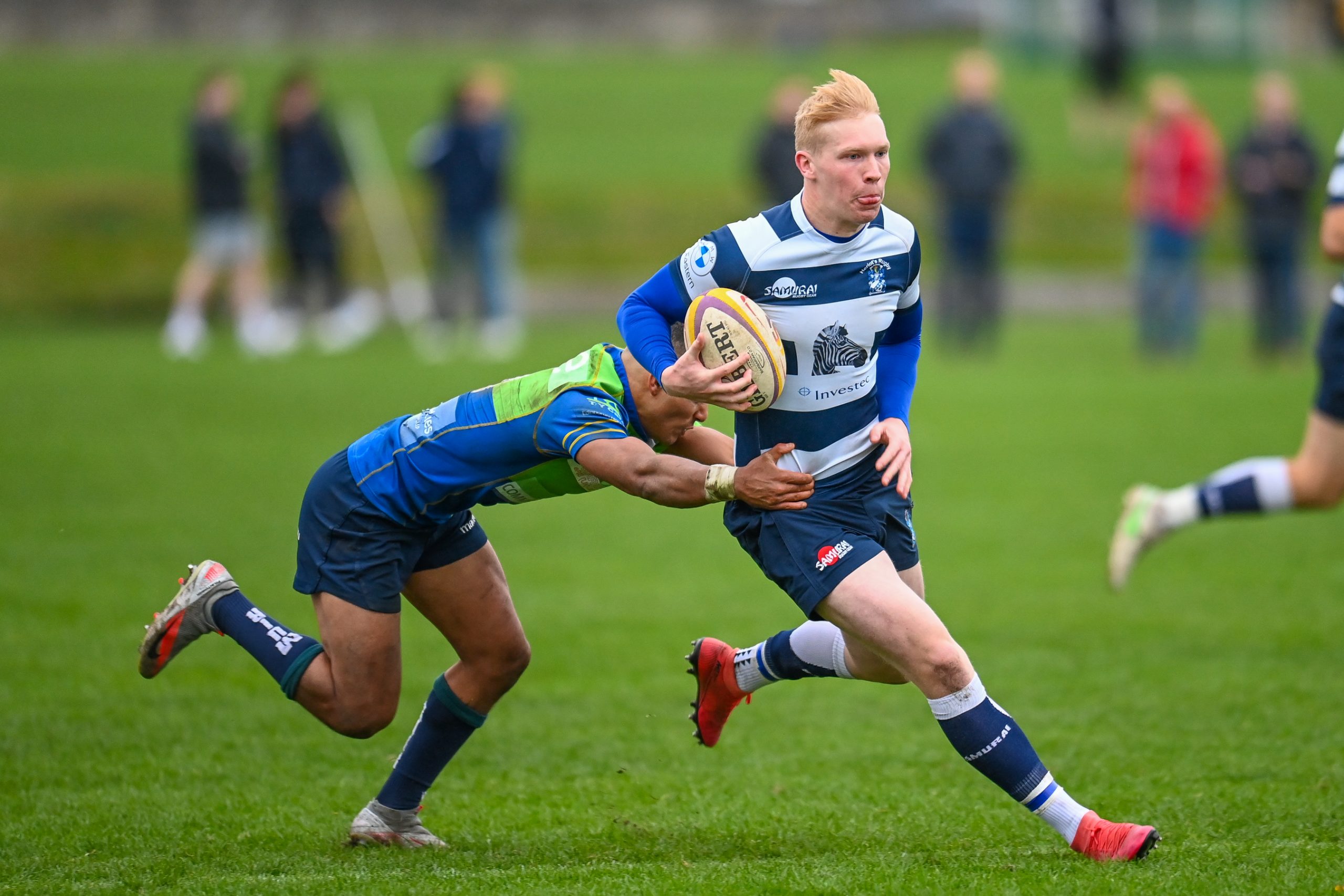 Image taken during the FOSROC Super6 rugby match between Heriot’s Rugby and Boroughmuir Bears at Goldenacre, Edinburgh, Scotland on 16 October 2021.