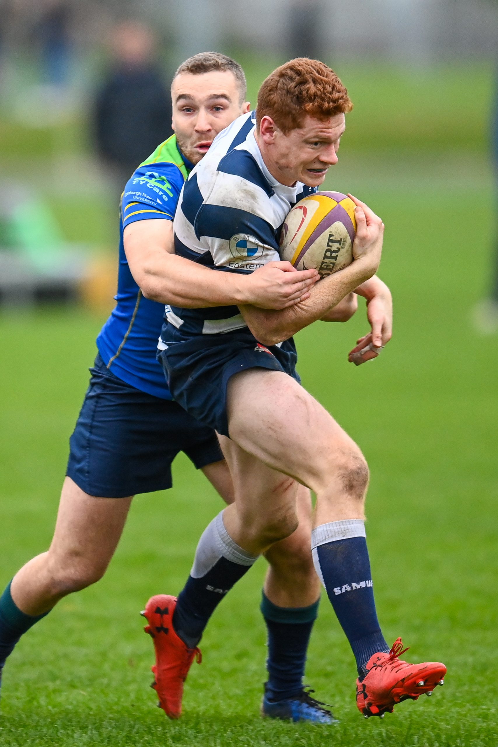 Image taken during the FOSROC Super6 rugby match between Heriot’s Rugby and Boroughmuir Bears at Goldenacre, Edinburgh, Scotland on 16 October 2021.