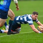 Image taken during the FOSROC Super6 rugby match between Heriot’s Rugby and Boroughmuir Bears at Goldenacre, Edinburgh, Scotland on 16 October 2021.
