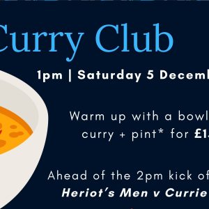 5 December | Curry Club